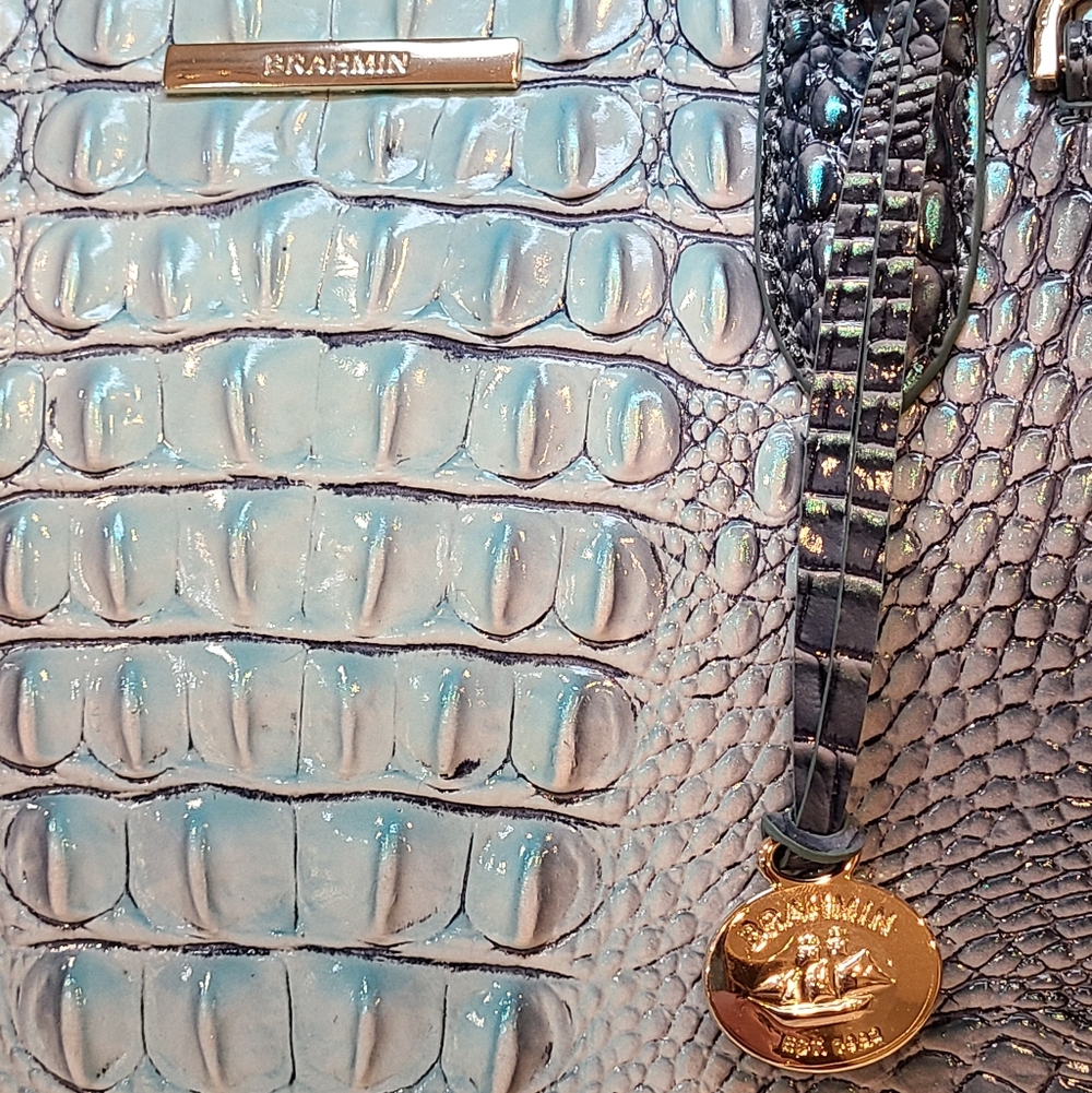 NWT Brahmin Small Caroline Spearmint Ombre Melbourne - Picture 3 of 14
